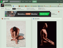 Tablet Screenshot of justmeina.deviantart.com
