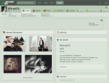 Tablet Screenshot of kfa-art74.deviantart.com
