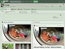 Tablet Screenshot of melogv.deviantart.com