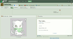 Desktop Screenshot of featherharp.deviantart.com