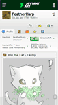 Mobile Screenshot of featherharp.deviantart.com