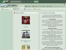 Tablet Screenshot of dc-couples.deviantart.com