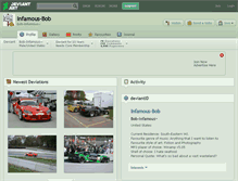 Tablet Screenshot of infamous-bob.deviantart.com