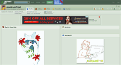 Desktop Screenshot of aluminumfrost.deviantart.com