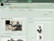 Tablet Screenshot of firetruckboy.deviantart.com
