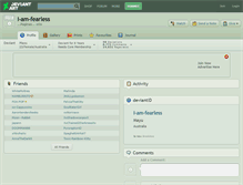 Tablet Screenshot of i-am-fearless.deviantart.com