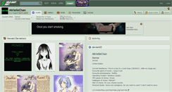 Desktop Screenshot of miriellechan.deviantart.com