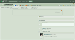 Desktop Screenshot of fallenmercykiss.deviantart.com