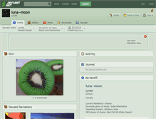 Tablet Screenshot of luna--moon.deviantart.com