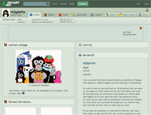 Tablet Screenshot of mjsporto.deviantart.com