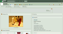 Desktop Screenshot of elouisek.deviantart.com