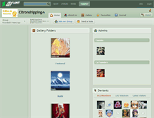 Tablet Screenshot of citronshipping.deviantart.com