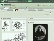 Tablet Screenshot of djamjr805.deviantart.com