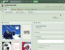 Tablet Screenshot of im-the-real-axel.deviantart.com
