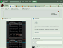 Tablet Screenshot of cede.deviantart.com