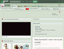 Tablet Screenshot of lainchan.deviantart.com