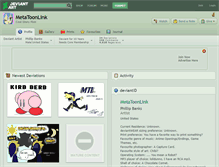 Tablet Screenshot of metatoonlink.deviantart.com