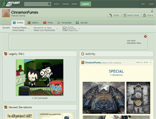 Tablet Screenshot of cinnamonfumes.deviantart.com