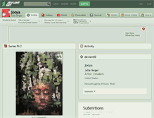 Tablet Screenshot of jooya.deviantart.com