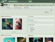 Tablet Screenshot of gre3g.deviantart.com