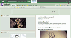 Desktop Screenshot of doodleholic.deviantart.com