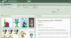 Desktop Screenshot of diaperedmac.deviantart.com