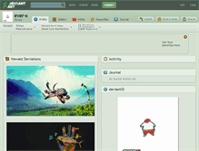 Tablet Screenshot of ever-x.deviantart.com
