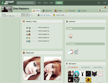 Tablet Screenshot of emo-passion.deviantart.com