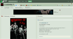 Desktop Screenshot of 13-wednesday-13.deviantart.com