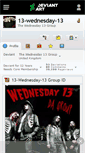 Mobile Screenshot of 13-wednesday-13.deviantart.com