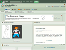 Tablet Screenshot of bellumknight1096.deviantart.com