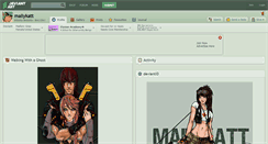 Desktop Screenshot of mallykatt.deviantart.com