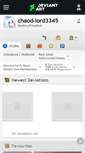 Mobile Screenshot of chaod-lord3345.deviantart.com
