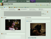 Tablet Screenshot of mirror-fraction.deviantart.com