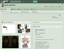 Tablet Screenshot of kiaris-memories.deviantart.com