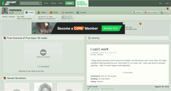 Desktop Screenshot of mormore.deviantart.com