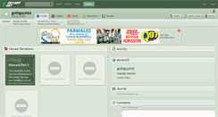 Desktop Screenshot of gothguy666.deviantart.com