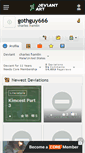 Mobile Screenshot of gothguy666.deviantart.com