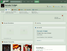 Tablet Screenshot of eternally-twilight.deviantart.com