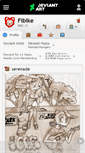 Mobile Screenshot of fibike.deviantart.com