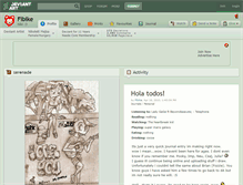 Tablet Screenshot of fibike.deviantart.com