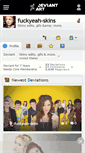 Mobile Screenshot of fuckyeah-skins.deviantart.com