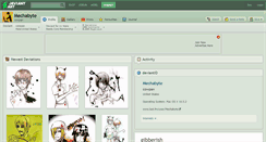 Desktop Screenshot of mechabyte.deviantart.com