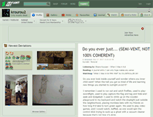 Tablet Screenshot of krourou2.deviantart.com