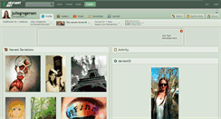 Desktop Screenshot of juliegregersen.deviantart.com
