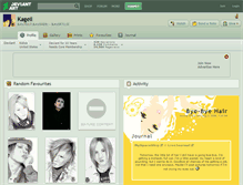 Tablet Screenshot of kageii.deviantart.com