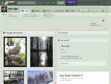 Tablet Screenshot of miss-tigri.deviantart.com