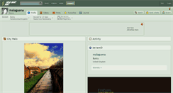 Desktop Screenshot of malaguena.deviantart.com