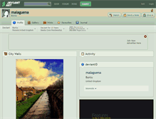 Tablet Screenshot of malaguena.deviantart.com