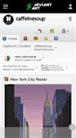 Mobile Screenshot of caffeinesoup.deviantart.com
